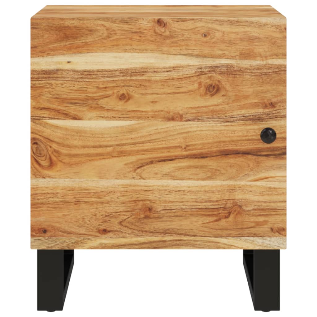 Nattbord 2 stk 40x33x46 cm heltre akasie