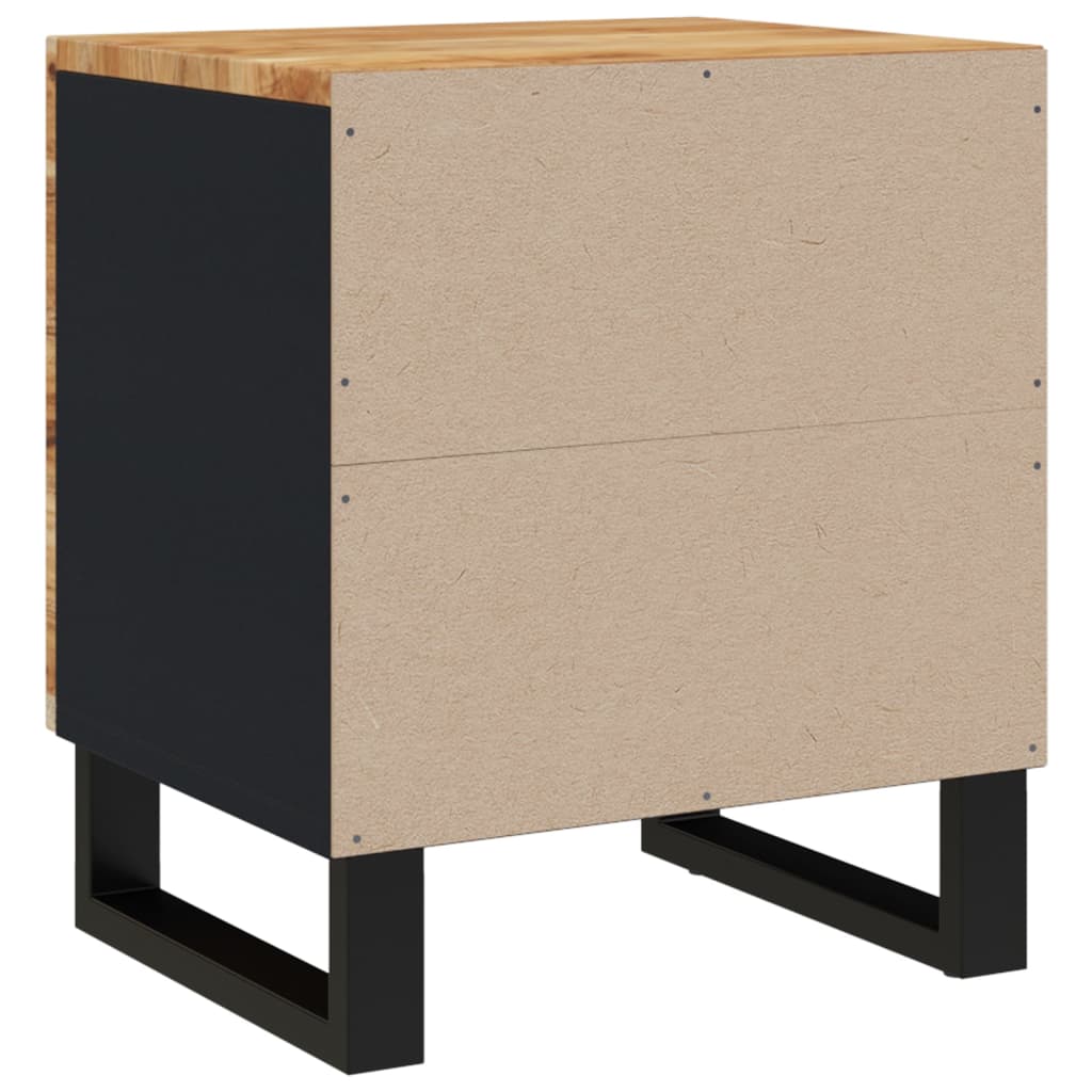 Nattbord 2 stk 40x33x46 cm heltre akasie