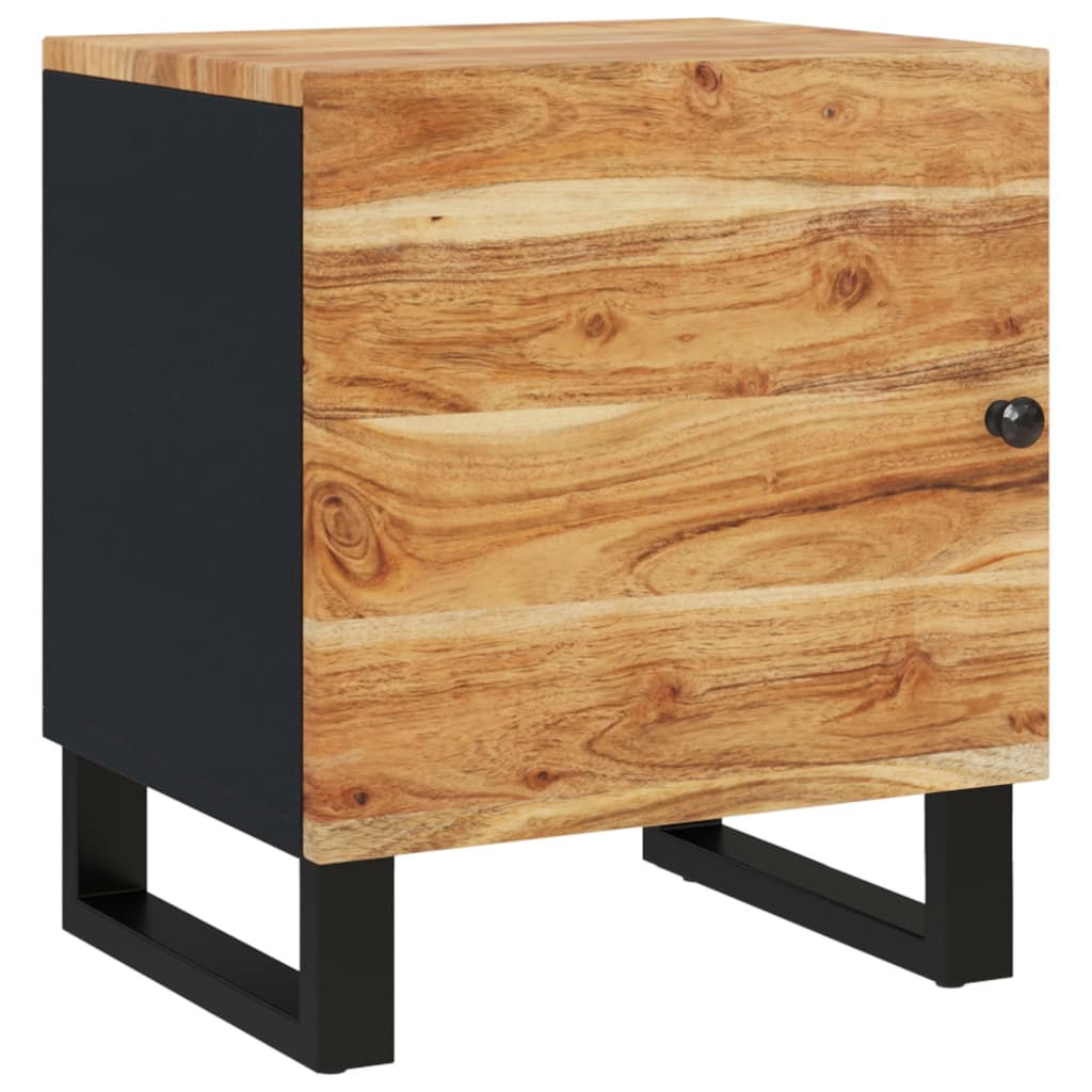 Nattbord 2 stk 40x33x46 cm heltre akasie