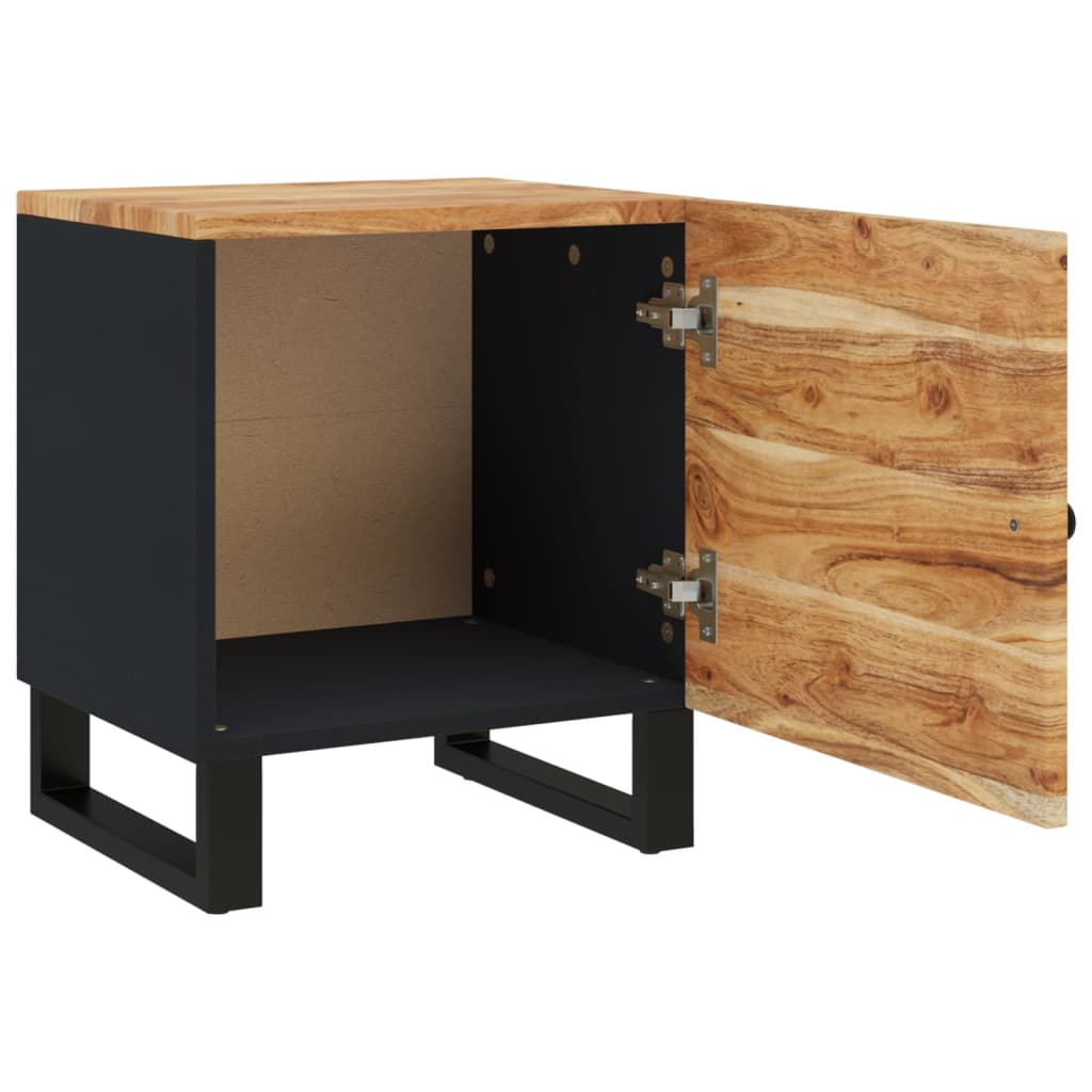Nattbord 2 stk 40x33x46 cm heltre akasie