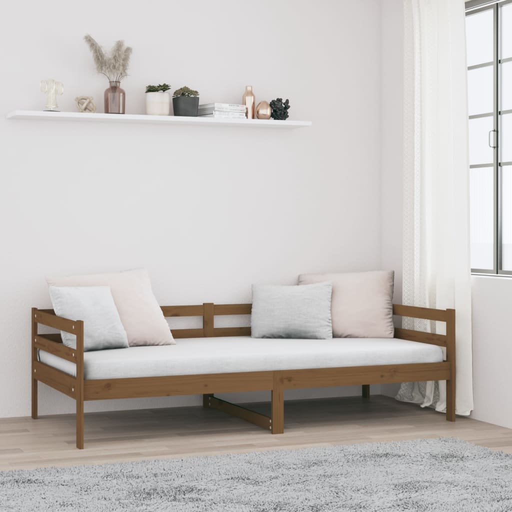 Dagseng honningbrun 90x190 cm heltre furu