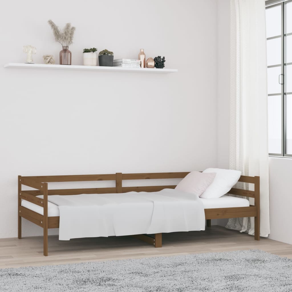 Dagseng honningbrun 90x190 cm heltre furu
