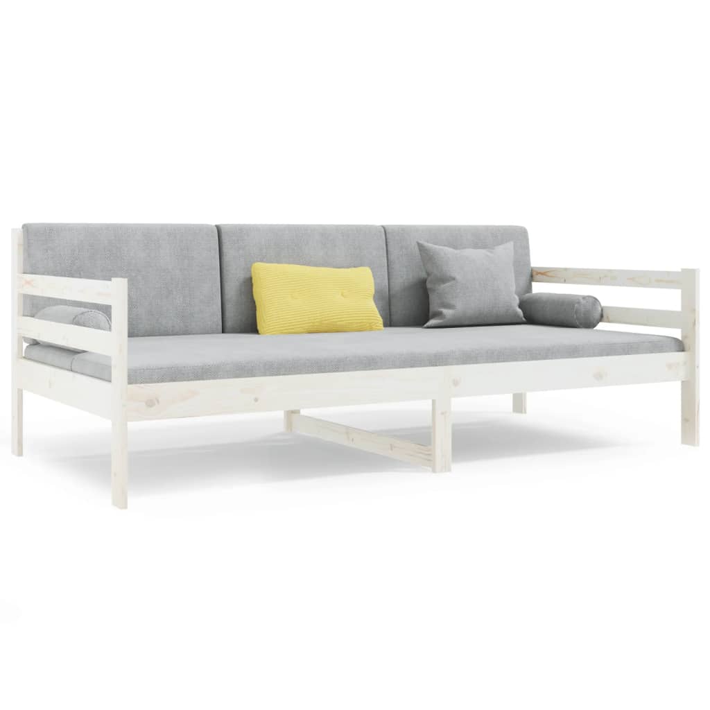 Dagseng uten madrass hvit 90x190 cm heltre furu