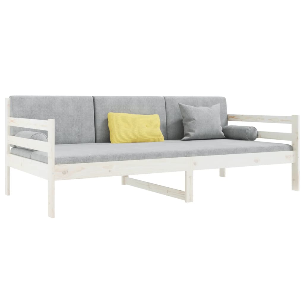 Dagseng uten madrass hvit 90x190 cm heltre furu