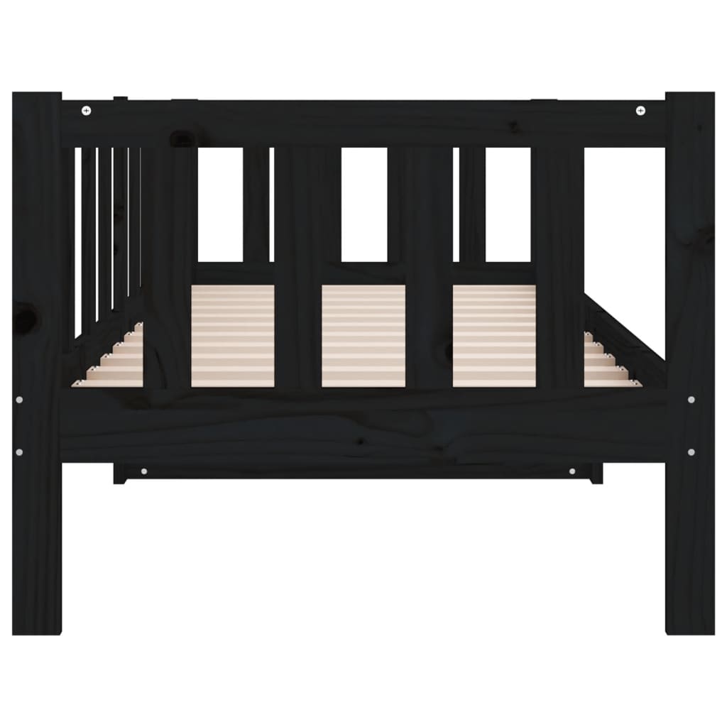 Dagseng svart 90x190 cm heltre furu