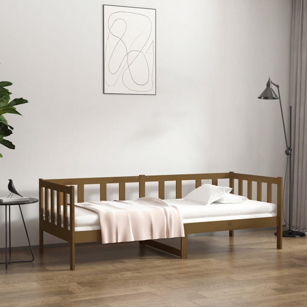 Dagseng honningbrun 80x200 cm heltre furu