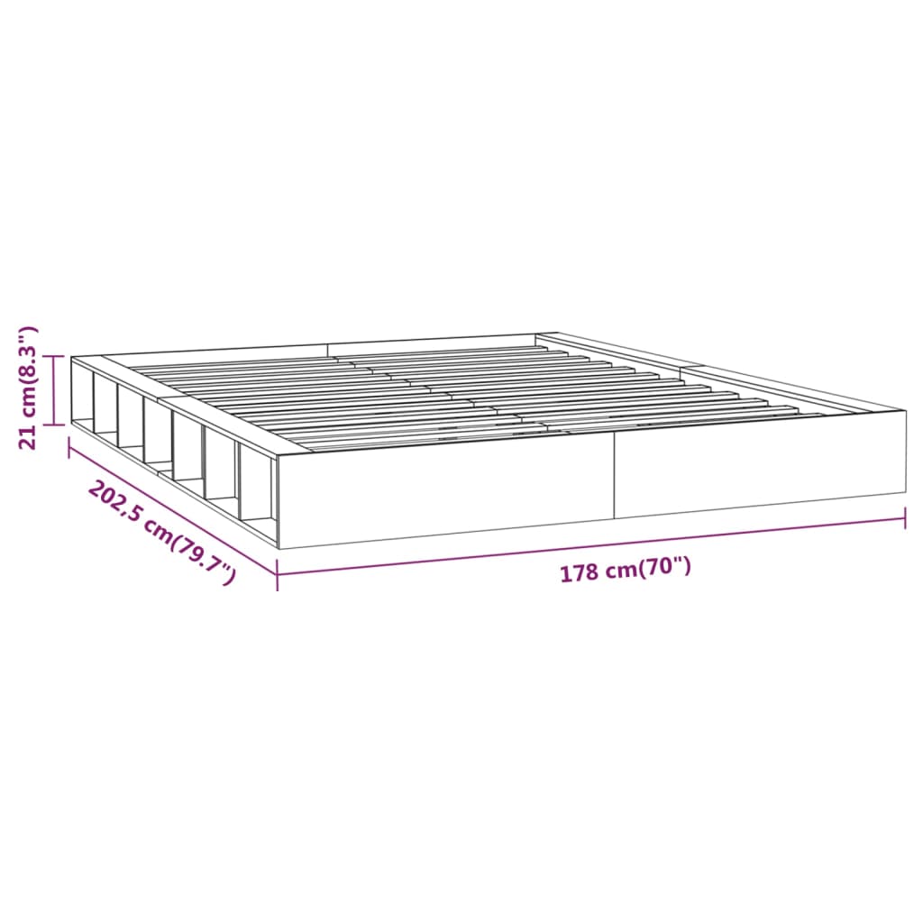 Sengeramme 160x200 cm heltre