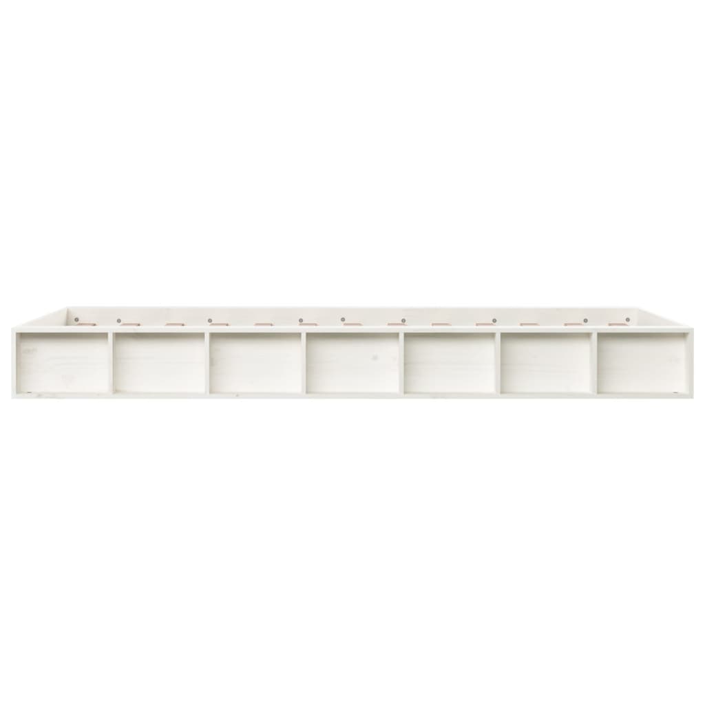 Sengeramme hvit 75x190 cm 2FT6 Small Single heltre