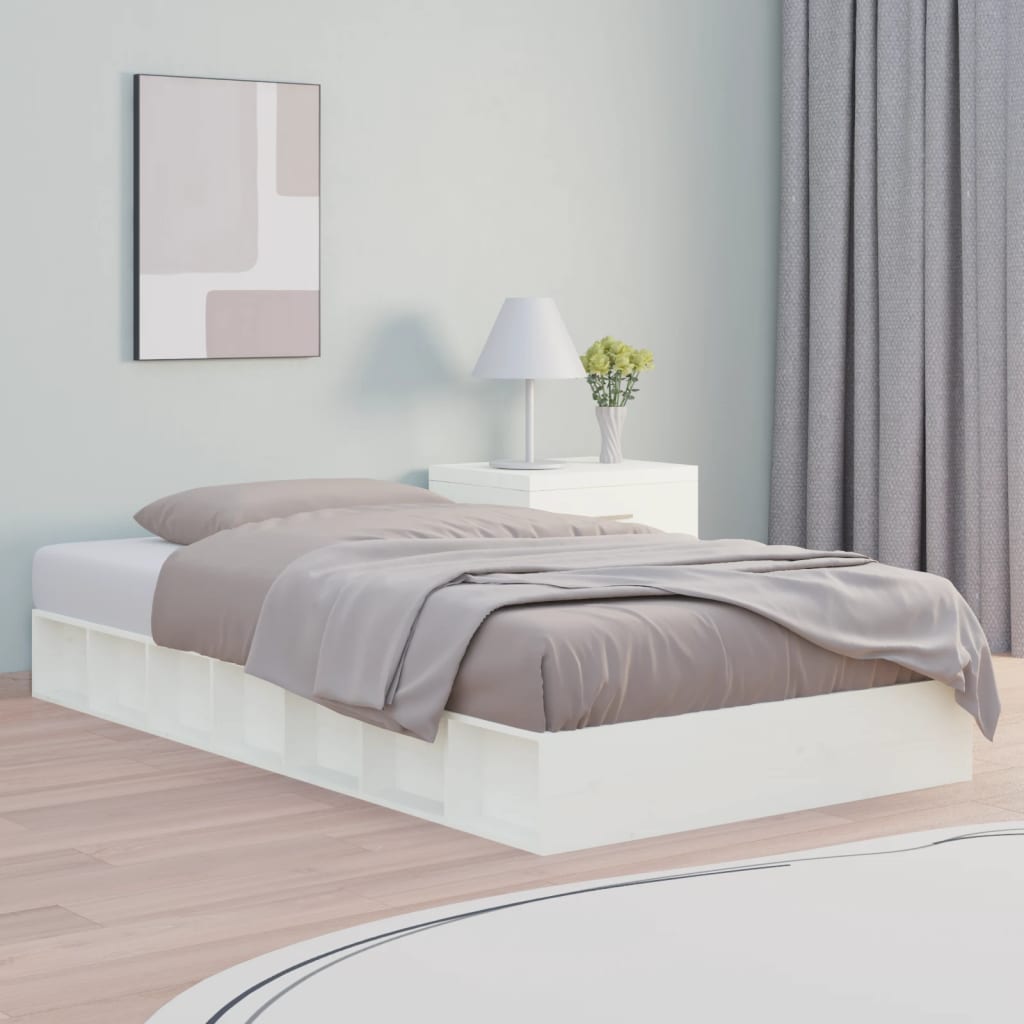 Sengeramme hvit 120x190 cm 4FT Small Double heltre