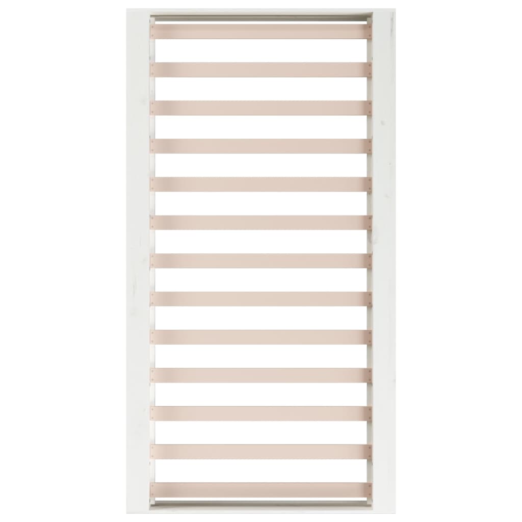 Sengeramme hvit 135x190 cm 4FT6 Double heltre