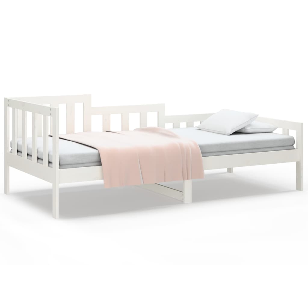 Dagseng uten madrass hvit 90x190 cm heltre furu