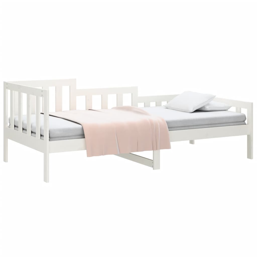 Dagseng uten madrass hvit 90x190 cm heltre furu