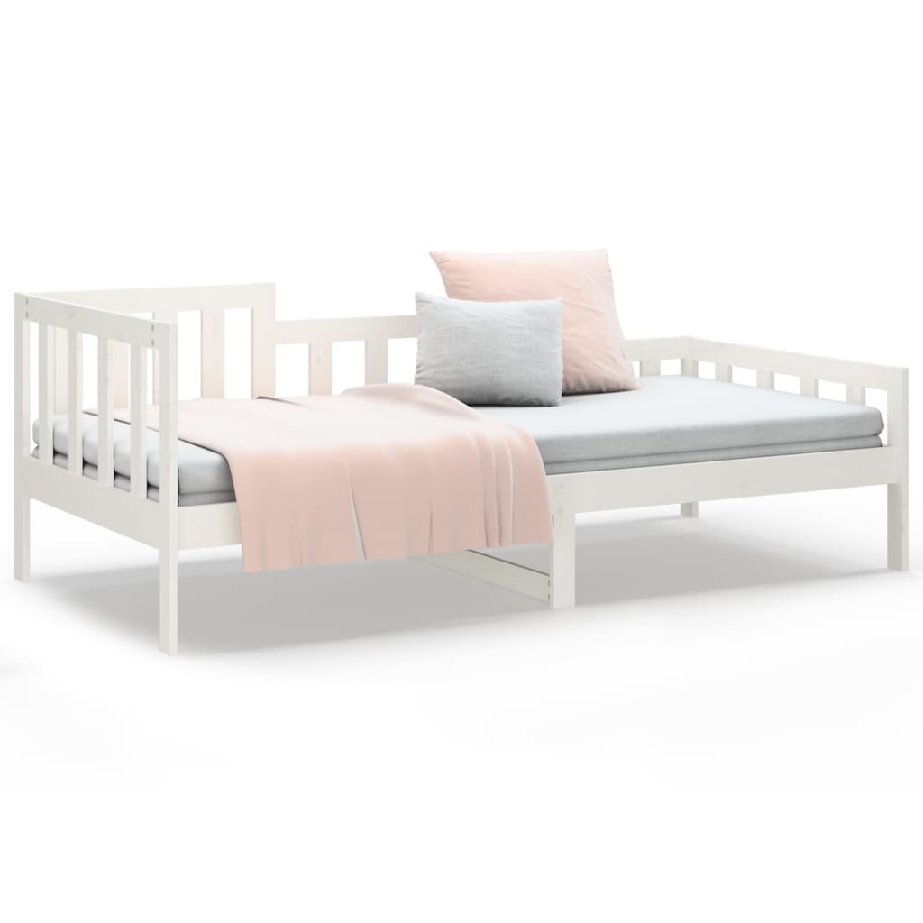 Dagseng uten madrass hvit 90x190 cm heltre furu