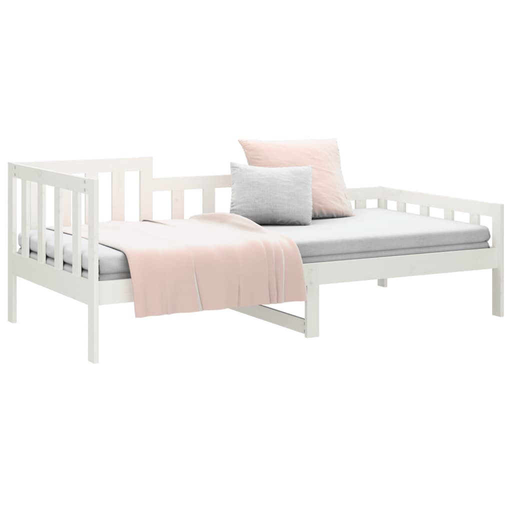 Dagseng uten madrass hvit 90x190 cm heltre furu