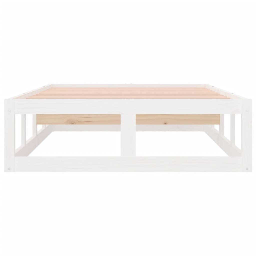 Sengeramme hvit 90x200 cm heltre