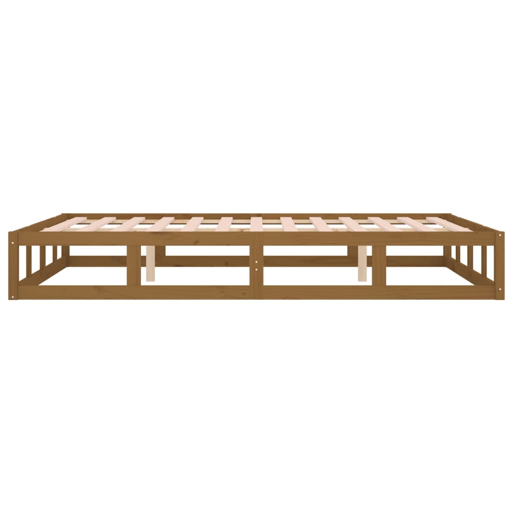 Sengeramme honningbrun 120x200 cm heltre