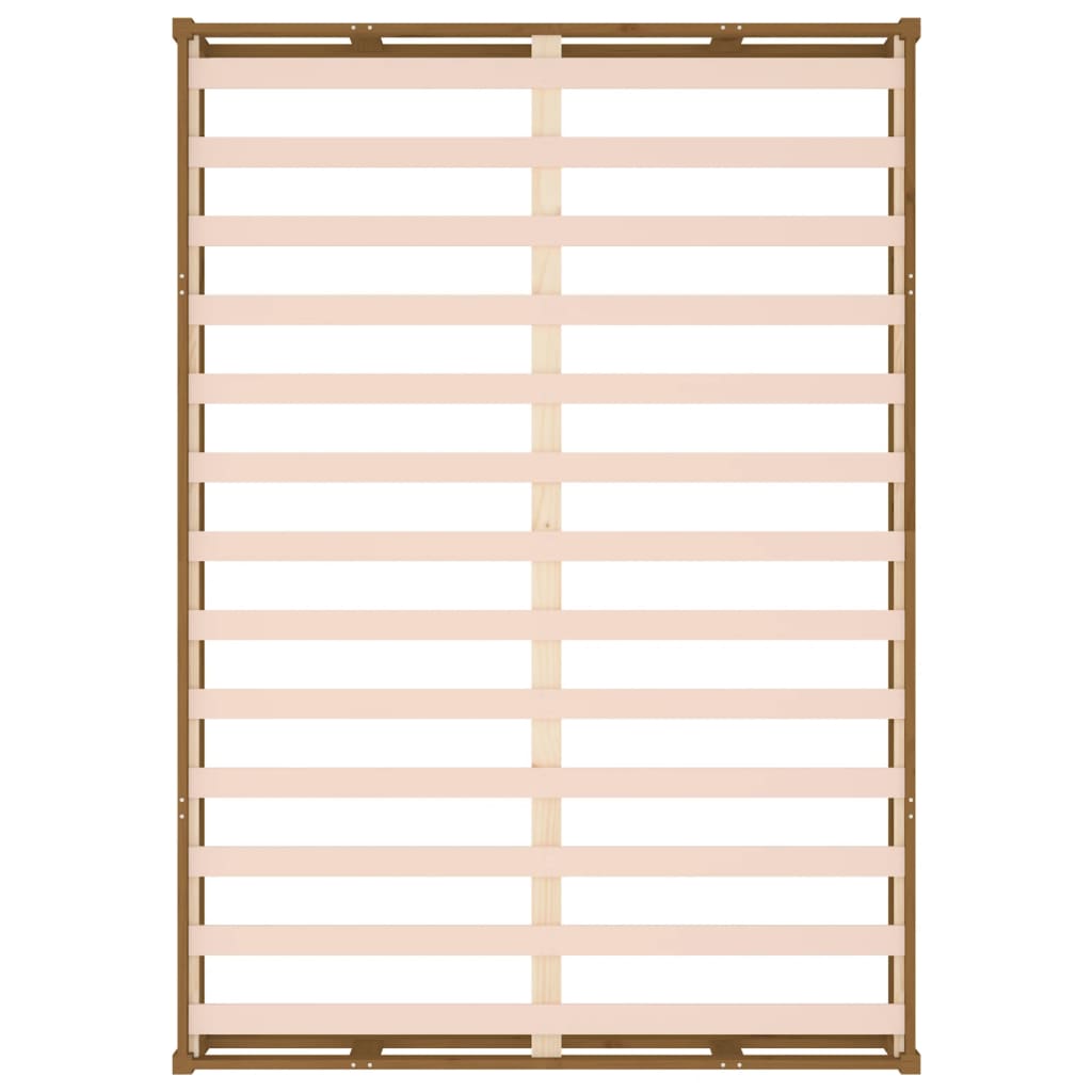 Sengeramme honningbrun 150x200 cm 5FT King Size heltre