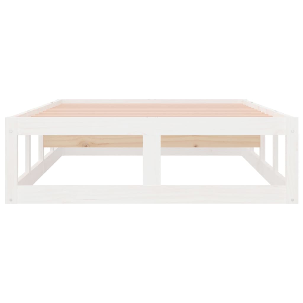 Sengeramme hvit 75x190 cm 2FT6 Small Single heltre