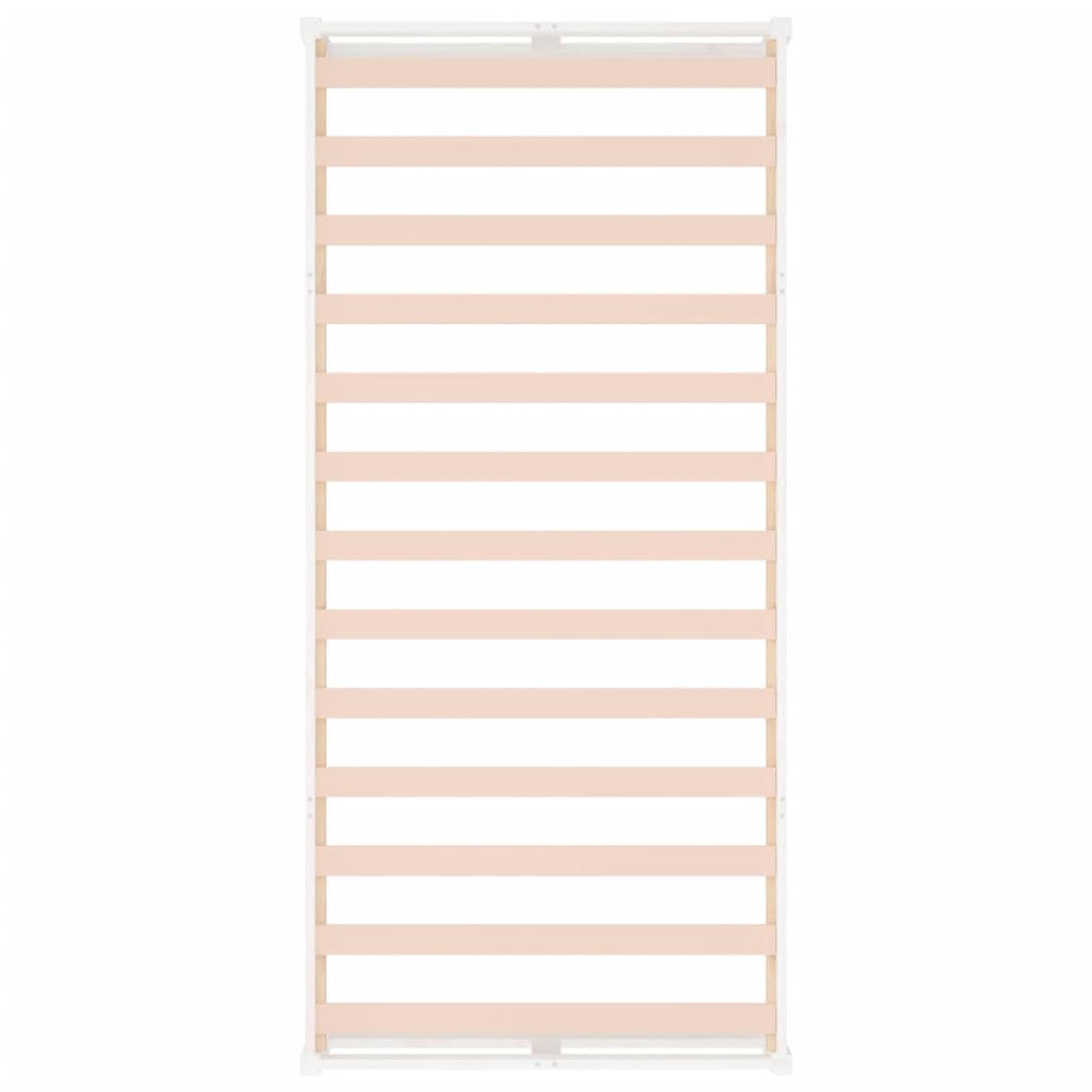 Sengeramme hvit 75x190 cm 2FT6 Small Single heltre