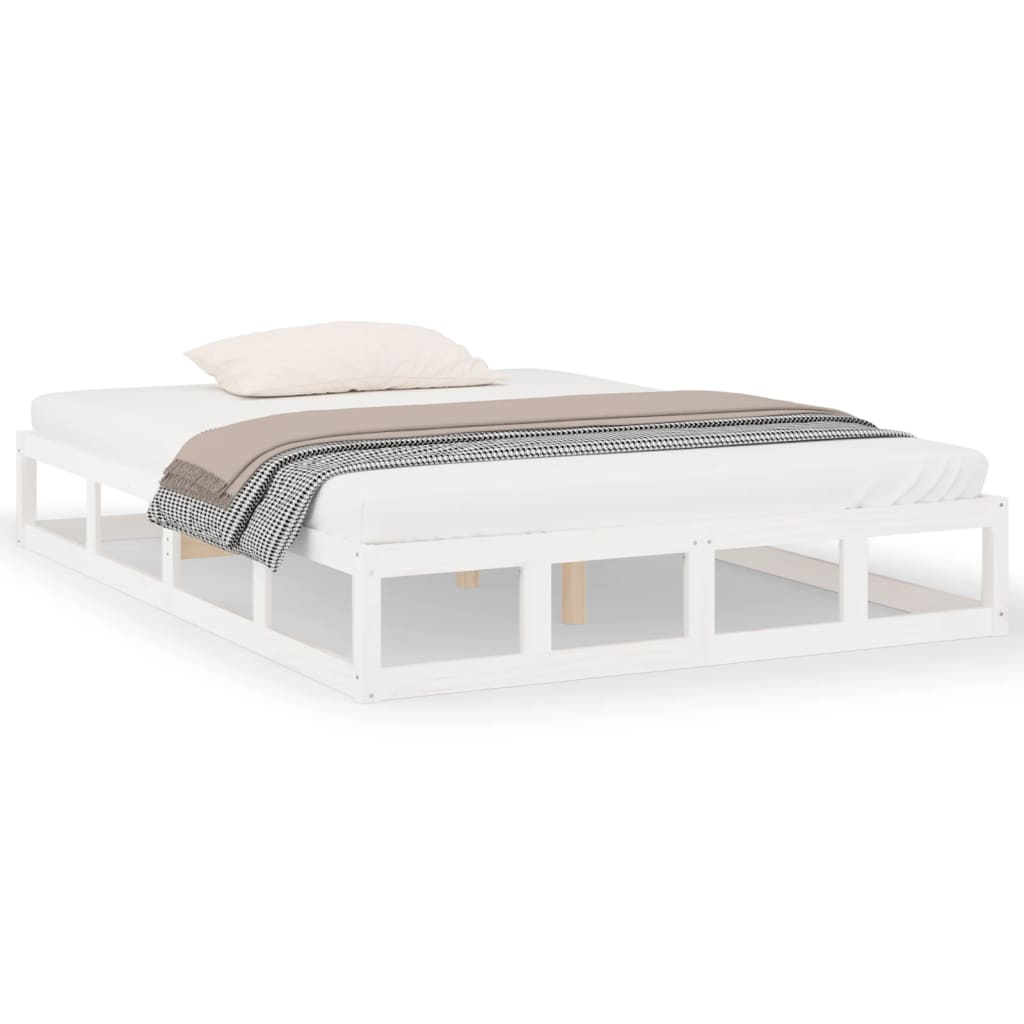 Sengeramme hvit 120x190 cm 4FT Small Double heltre
