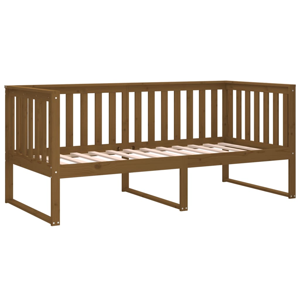 Dagseng honningbrun 100x200 cm heltre furu