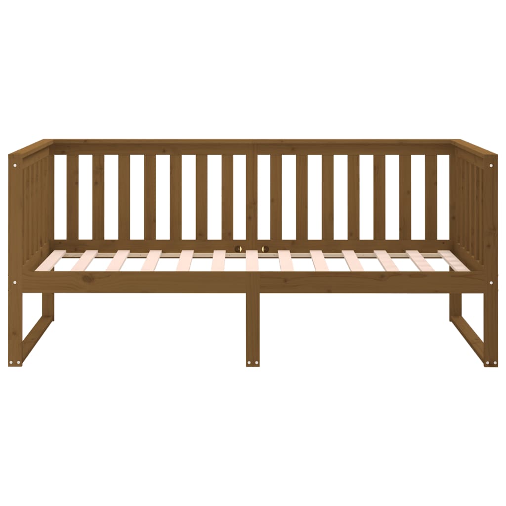 Dagseng honningbrun 100x200 cm heltre furu