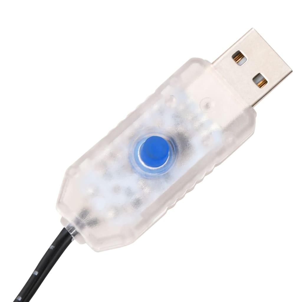 LED-palmetre varmhvit 96 lysdioder 180 cm