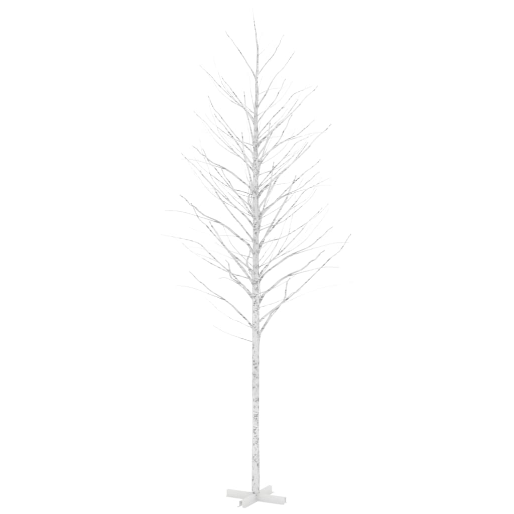 LED-bjørketre varmhvit 672 lysdioder 400 cm