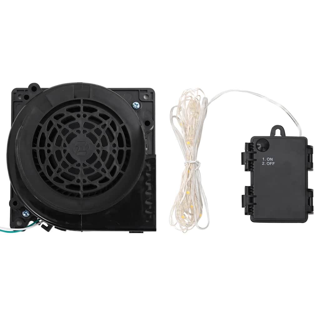 Oppblåsbar julesnømann med lysdioder 455 cm