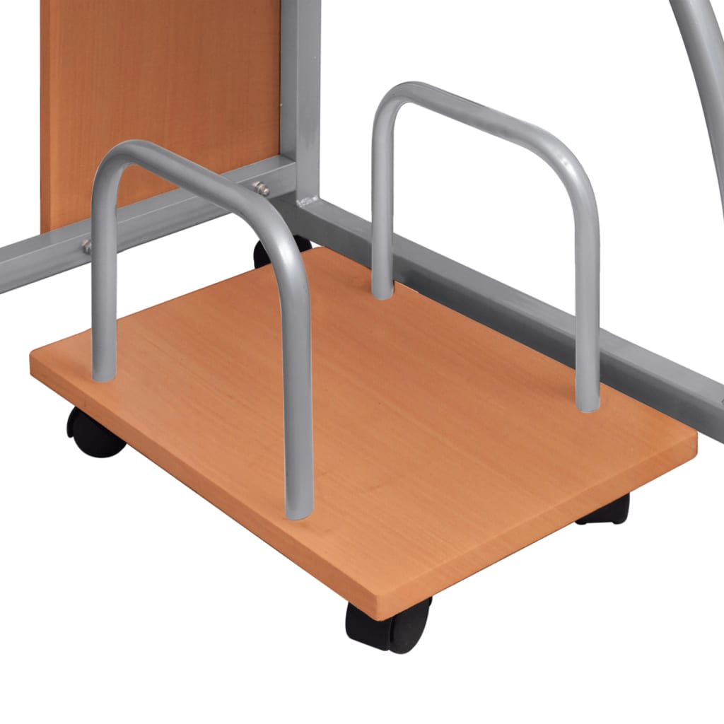 Databord brun 110x52x88,5 cm konstruert tre