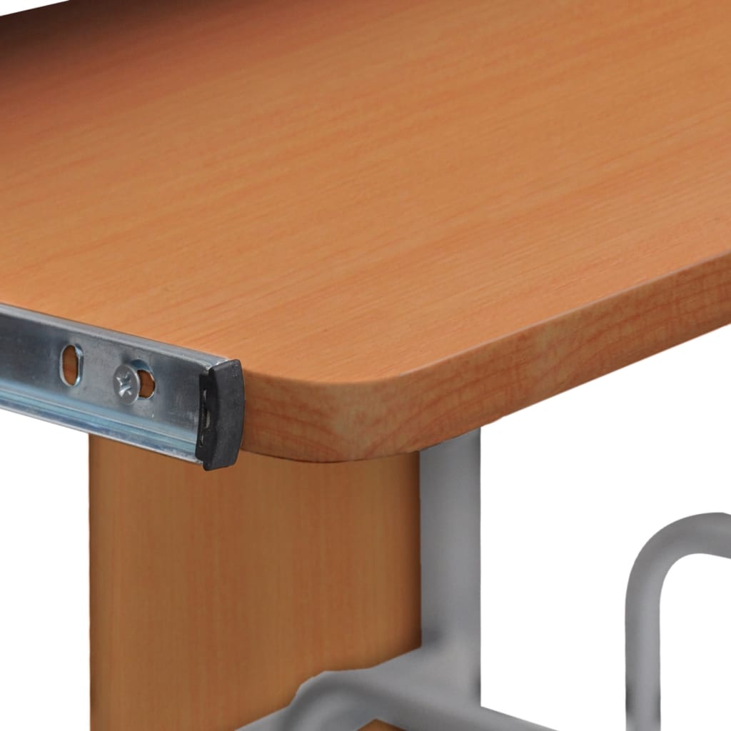 Databord brun 110x52x88,5 cm konstruert tre