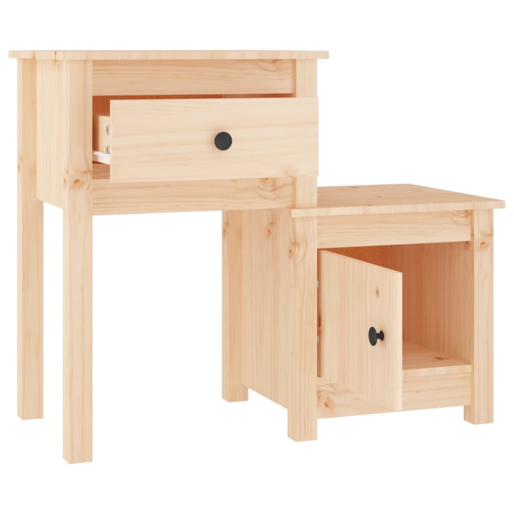 Nattbord 2 stk 79,5x38x65,5 heltre furu