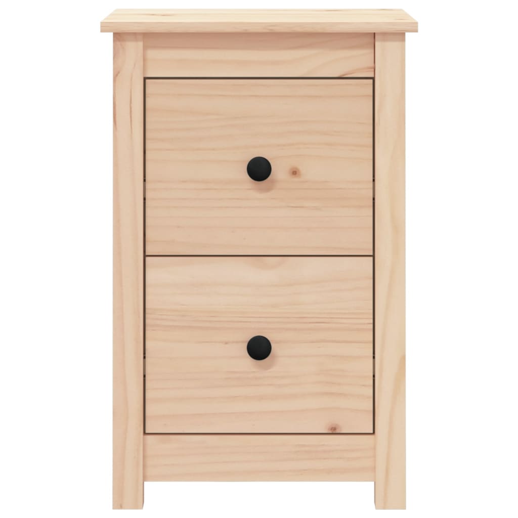 Nattbord 2 stk 40x35x61,5 cm heltre furu