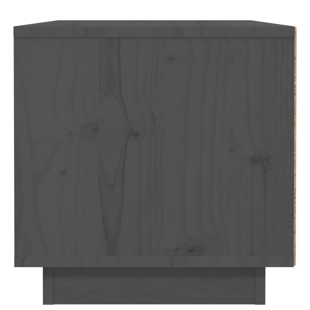 Nattbord 2 stk grå 40x34x35 heltre furu