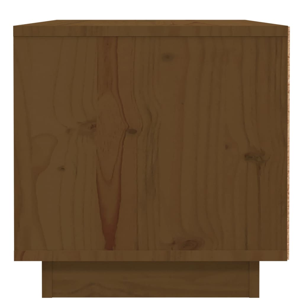 Nattbord 2 stk honningbrun 40x34x35 cm heltre furu