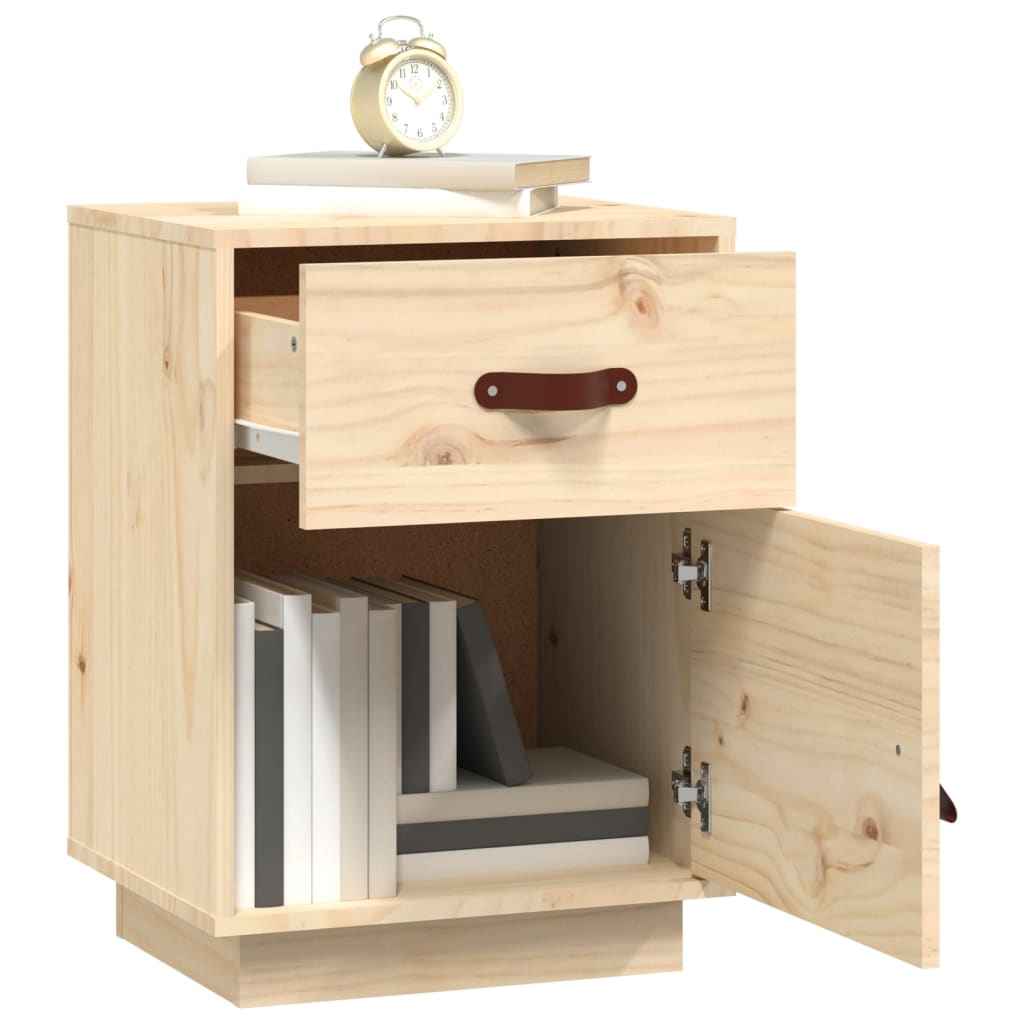 Nattbord 40x34x55 cm heltre furu