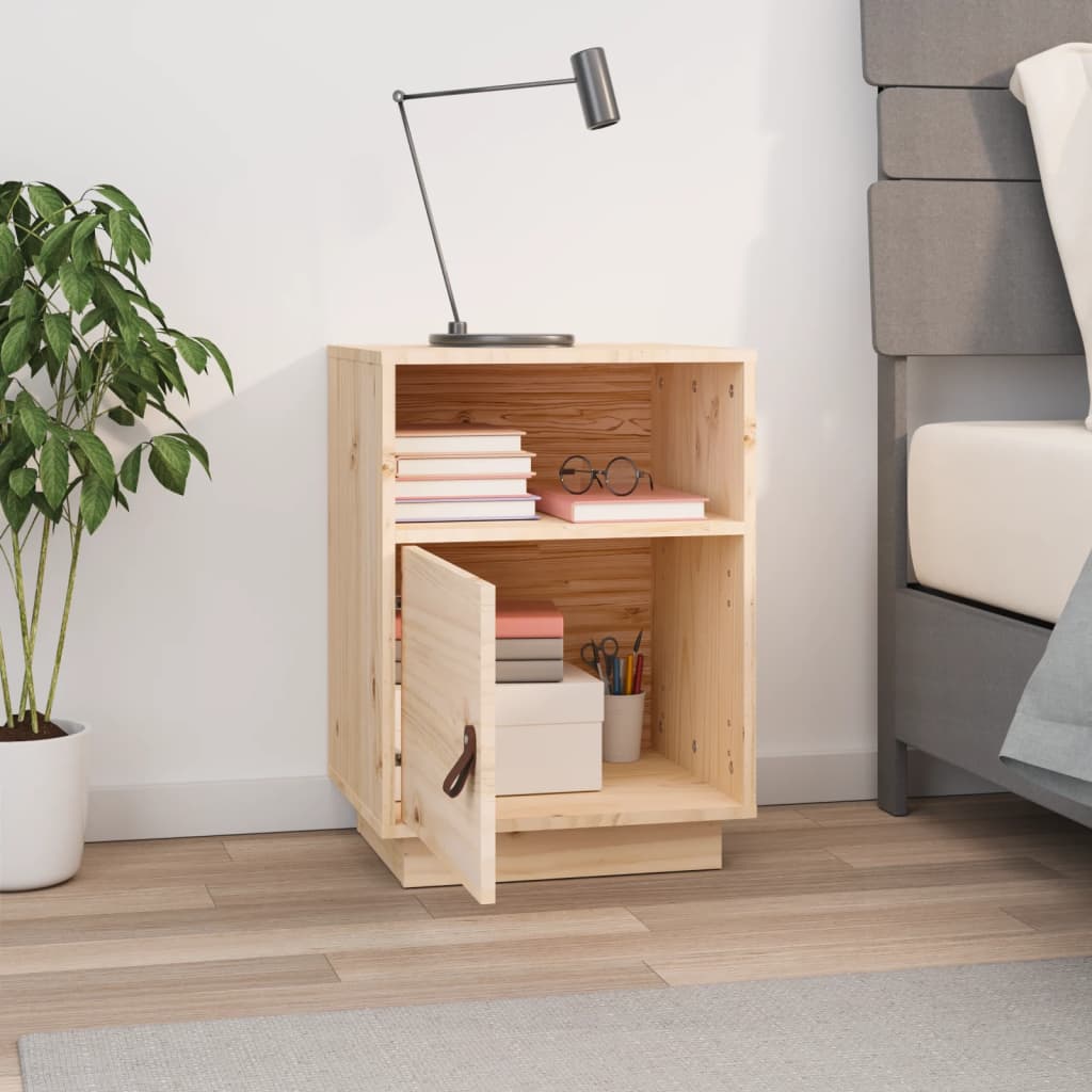 Nattbord 40x34x55 cm heltre furu