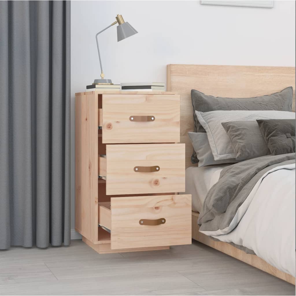 Nattbord 40x40x75 cm heltre furu
