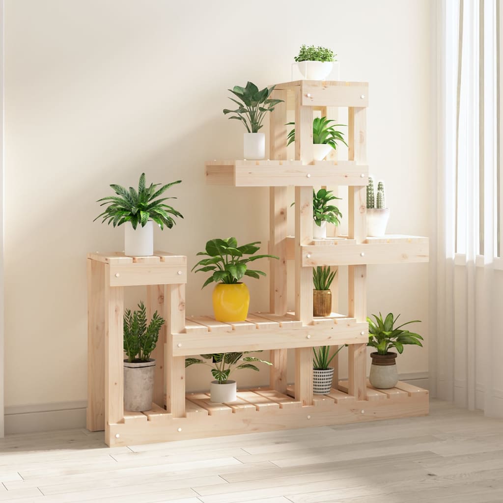 Plantestativ 92x25x97 cm heltre furu