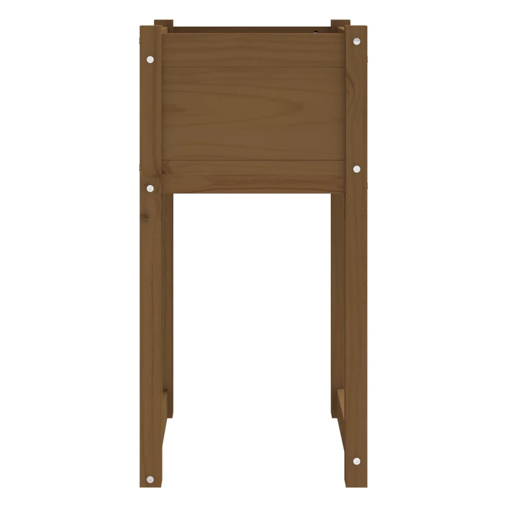 Plantekasse honningbrun 40x40x81 cm heltre furu