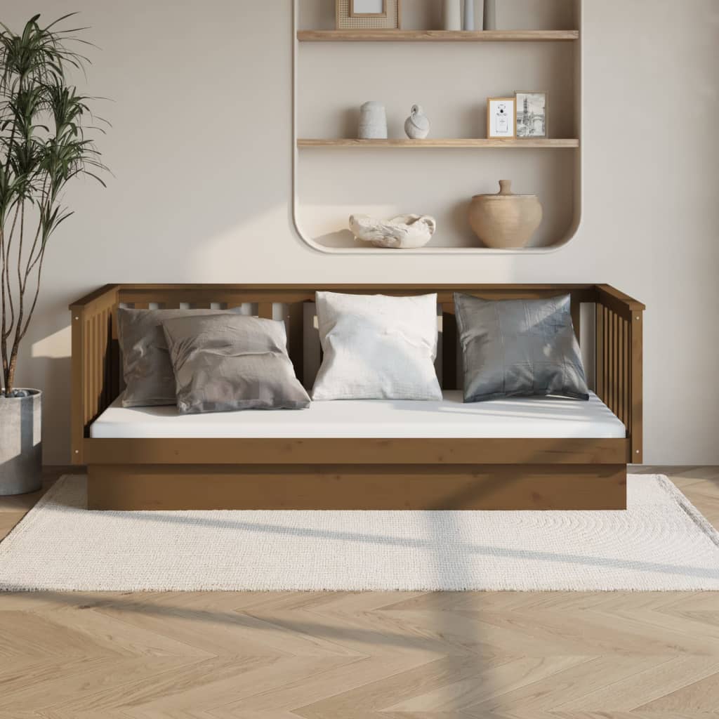 Dagseng honningbrun 80x200 cm heltre furu