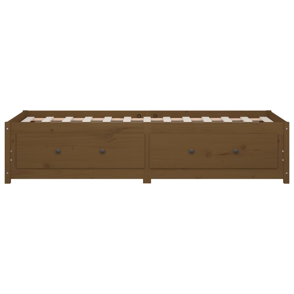 Dagseng honningbrun 90x190 cm 3FT Single heltre furu