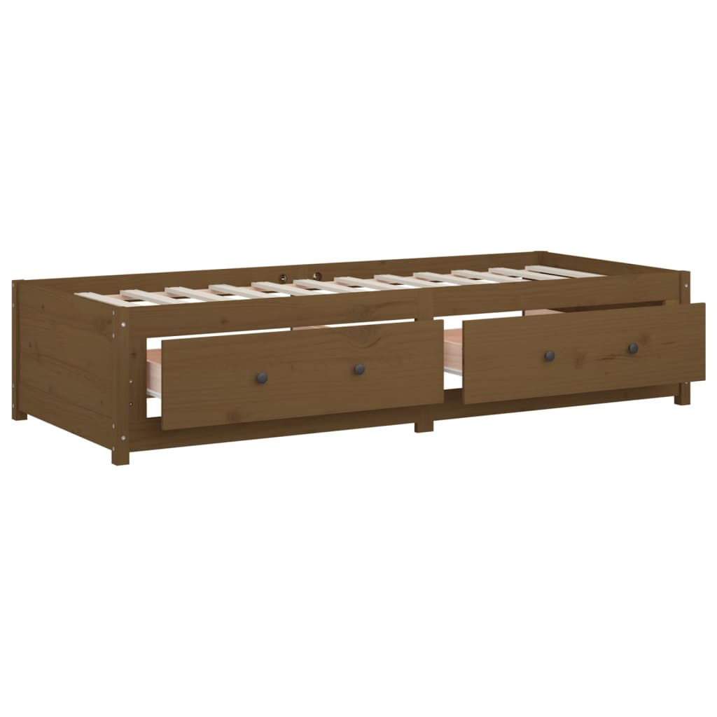 Dagseng honningbrun 90x190 cm 3FT Single heltre furu