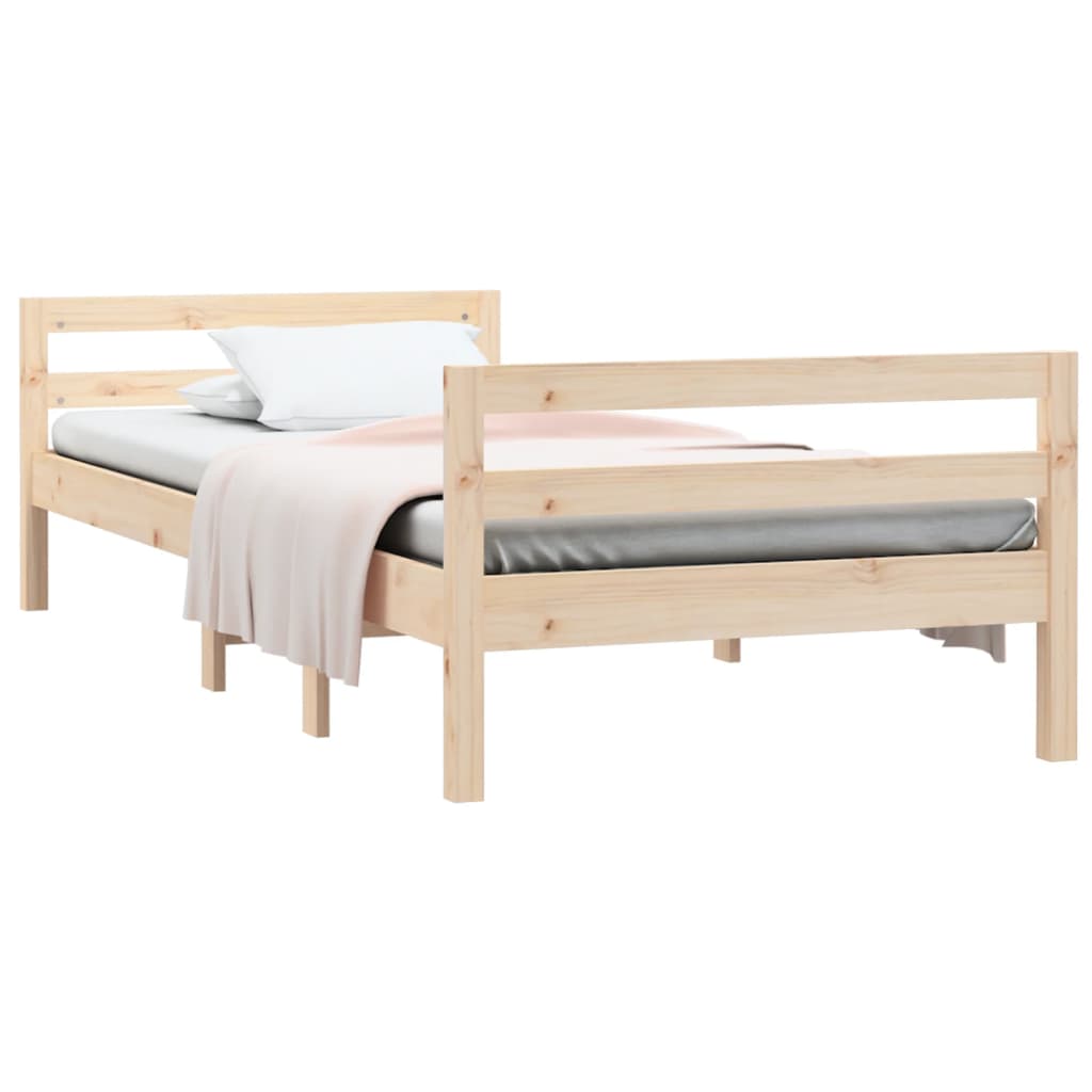 Sengeramme 90x190 cm heltre furu
