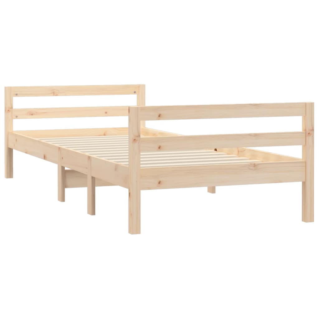 Sengeramme 90x190 cm heltre furu