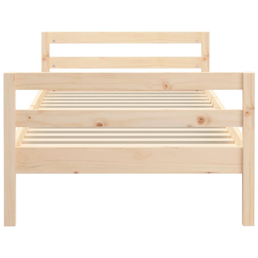 Sengeramme 90x190 cm heltre furu