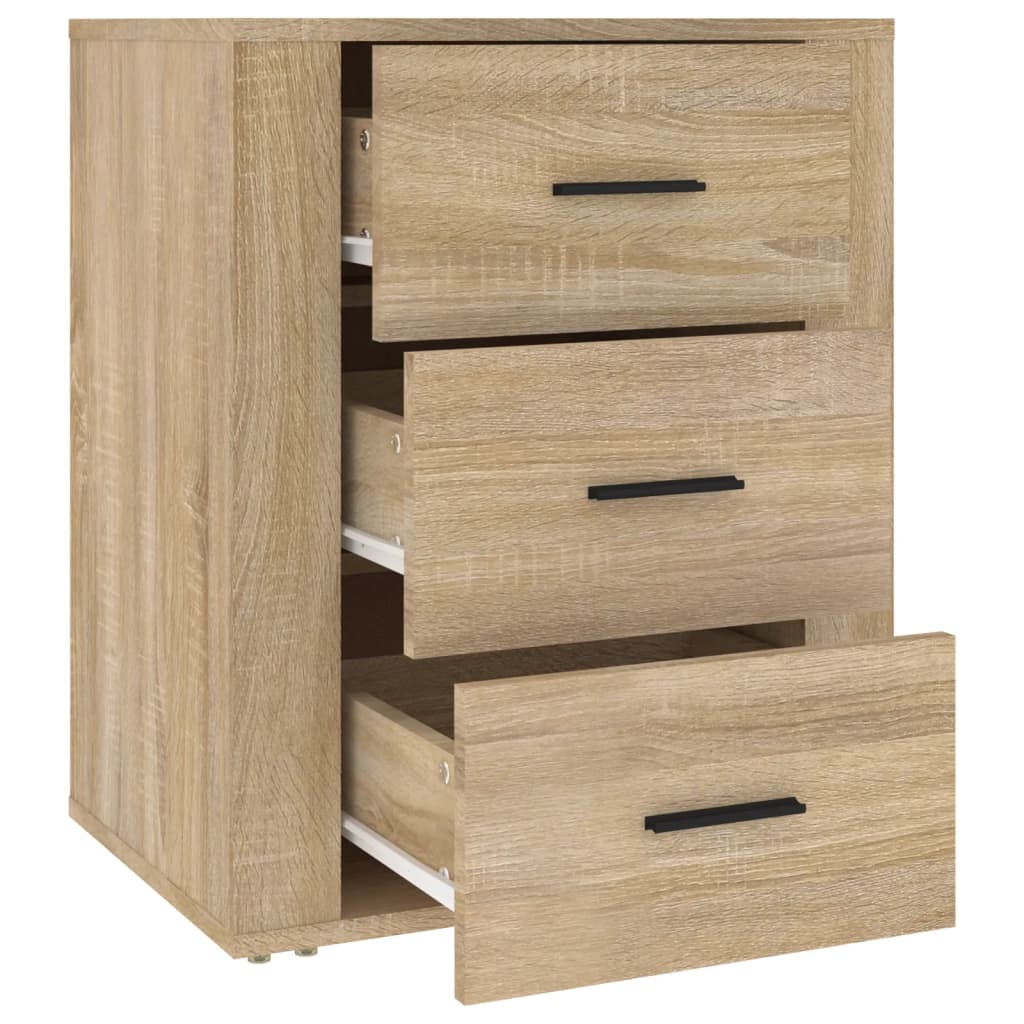 Nattbord sonoma eik 50x36x60 cm konstruert tre