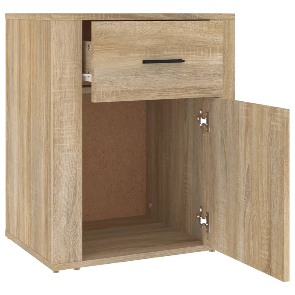 Nattbord sonoma eik 50x36x60 cm konstruert tre