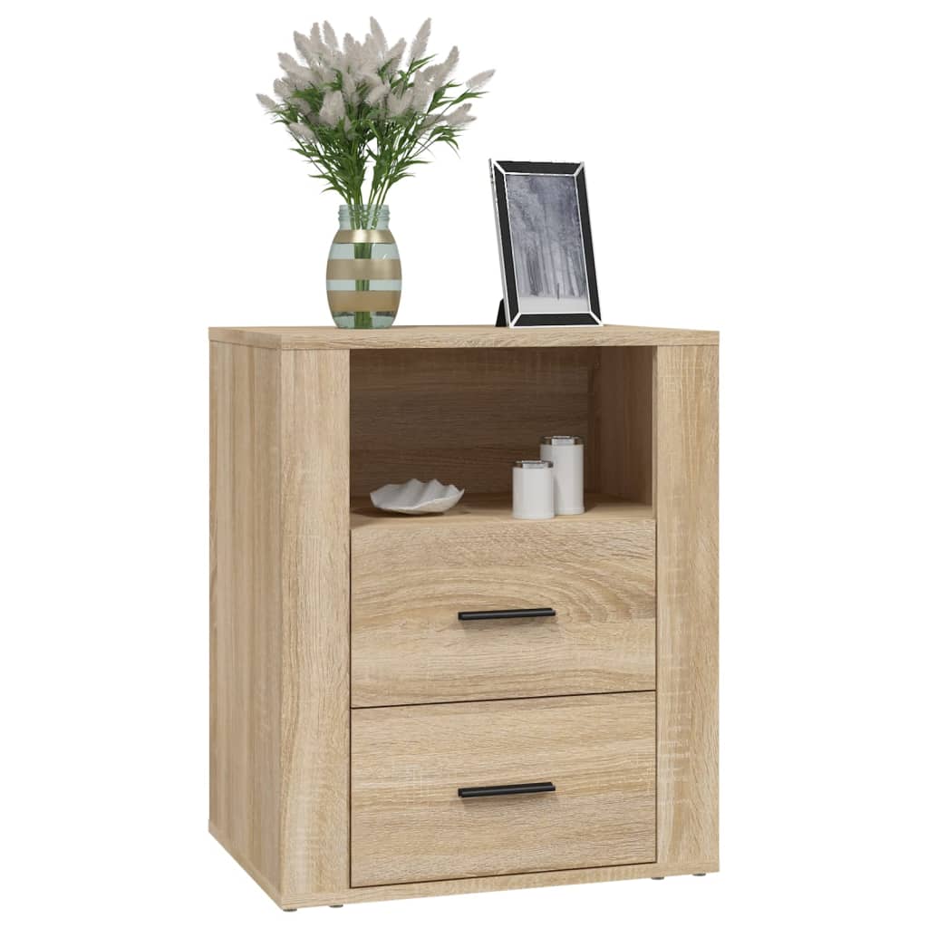 Nattbord sonoma eik 50x36x60 cm konstruert tre