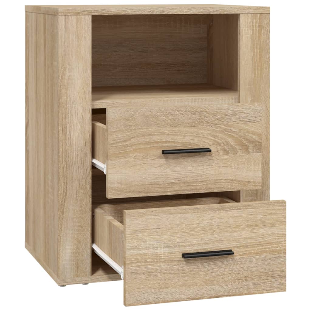 Nattbord sonoma eik 50x36x60 cm konstruert tre